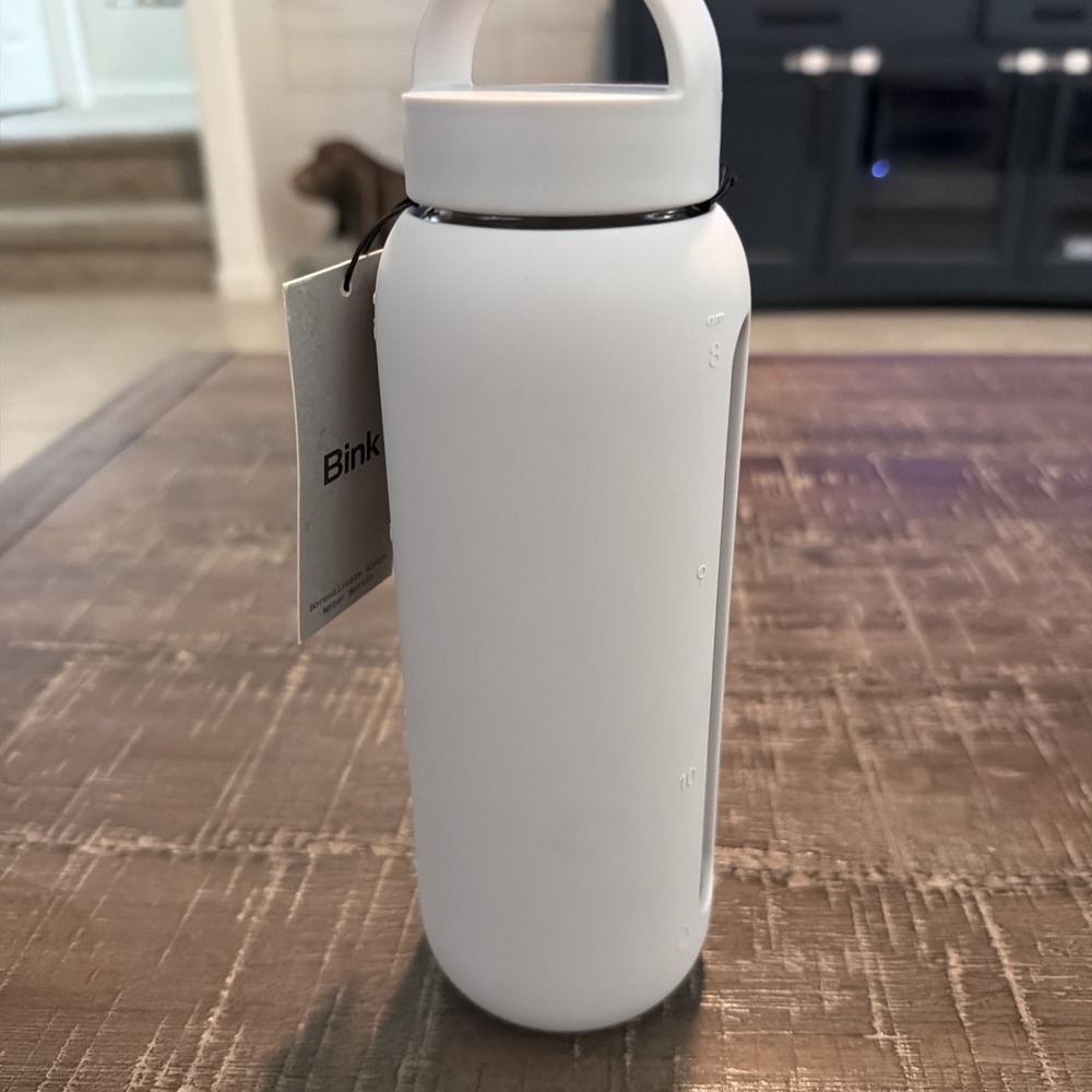 Bink 21 oz Day Bottle with Cap Bone Borosilicate Glass NEW